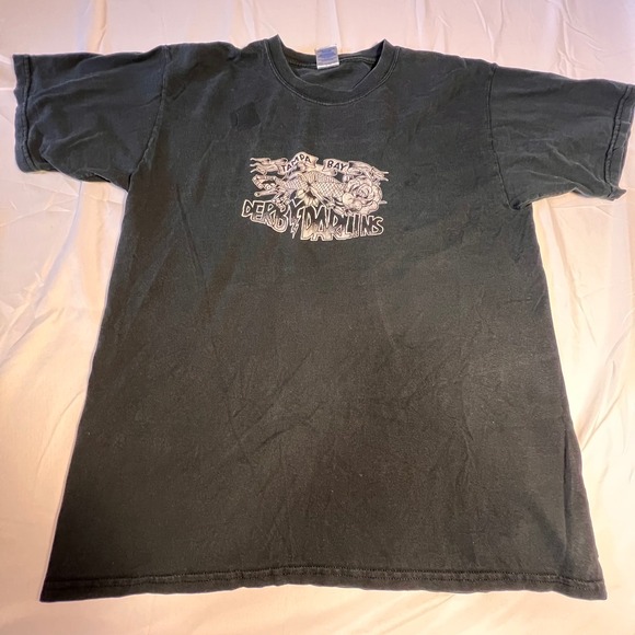 Gildan Other - Gildan Large Tampa Bay Derby Darlins T-Shirt Black Roller Derby Rose Snake Edgy